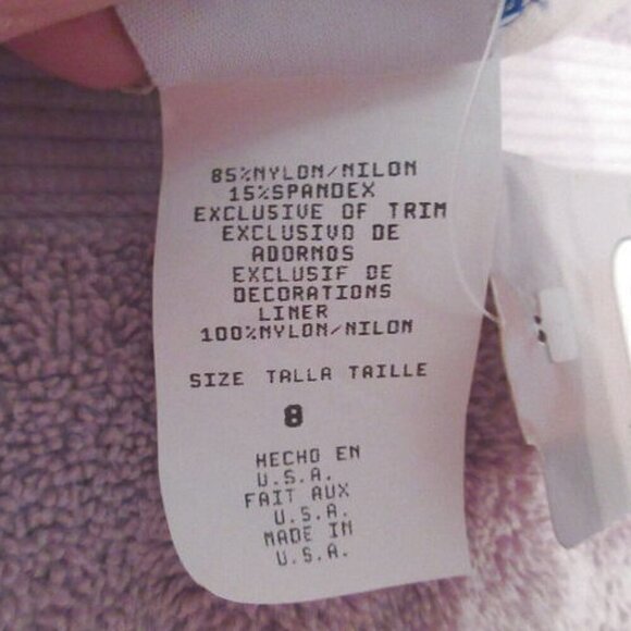 NWT Vintage SIRENA Swimsuit Size 8 ONE PIECE Bra SHIRRED Surplice MADE IN USA - Picture 12 of 12